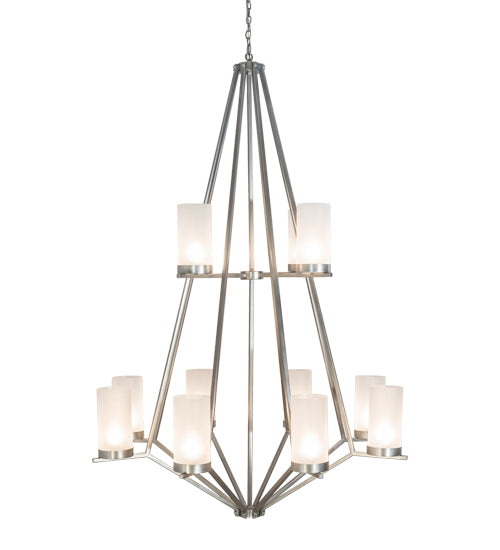 60" Wide Galen 12 Light Two Tier Chandelier