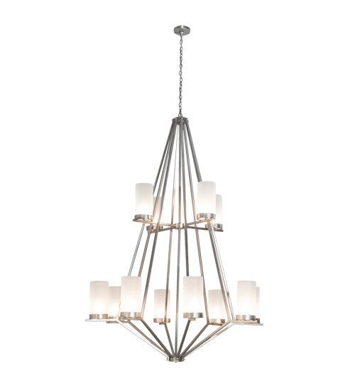 60" Wide Galen 12 Light Two Tier Chandelier