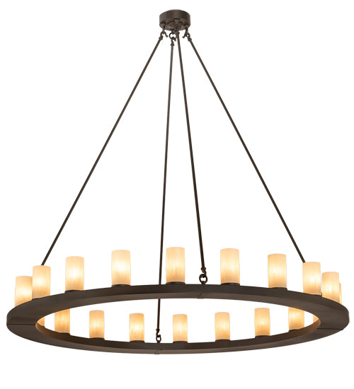 60" Wide Loxley 20 Light Chandelier