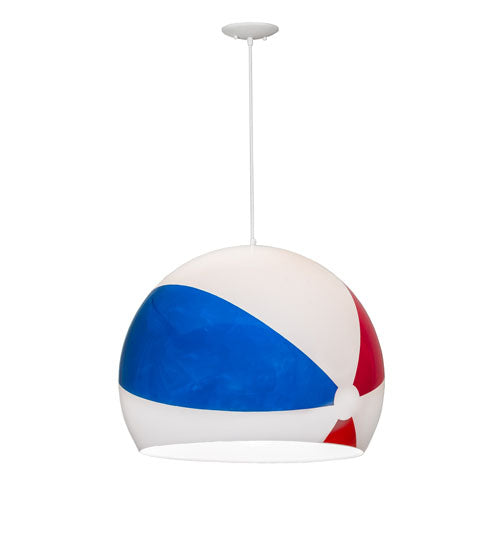 24" Wide Beach Ball Pendant