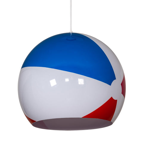 18" Wide Beach Ball Pendant