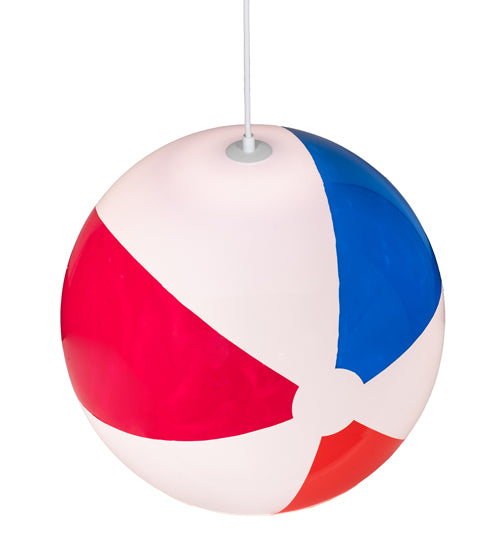 18" Wide Beach Ball Pendant