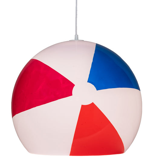 18" Wide Beach Ball Pendant