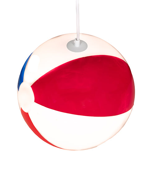 12" Wide Beach Ball Pendant