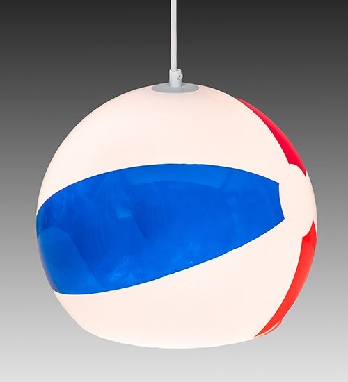 12" Wide Beach Ball Pendant