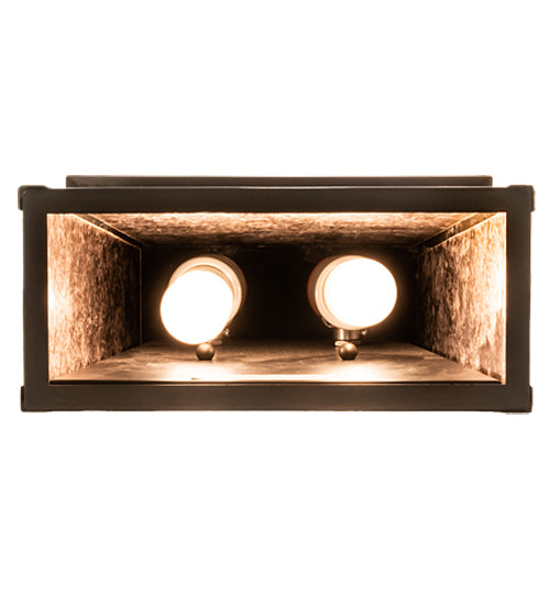 9" Wide Stillwater Double Bar Mission Wall Sconce