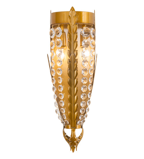 6" Wide Chrisanne Crystal Wall Sconce