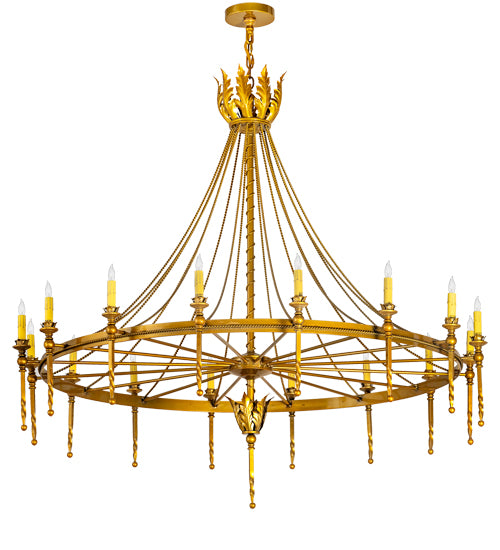 56" Wide Amaury 16 Light Chandelier