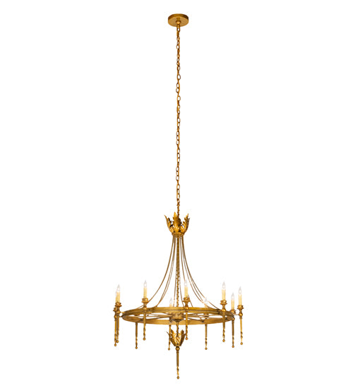 36" Wide Amaury 10 Light Chandelier