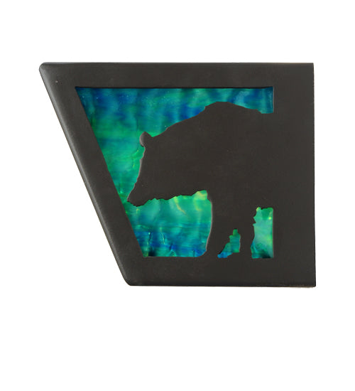 24" Wide Moose & Black Bear Vanity Light