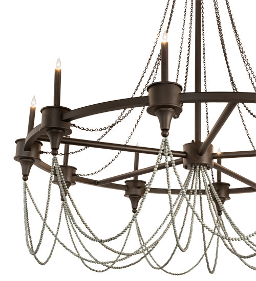 60" Wide Marcie 10 Light Chandelier