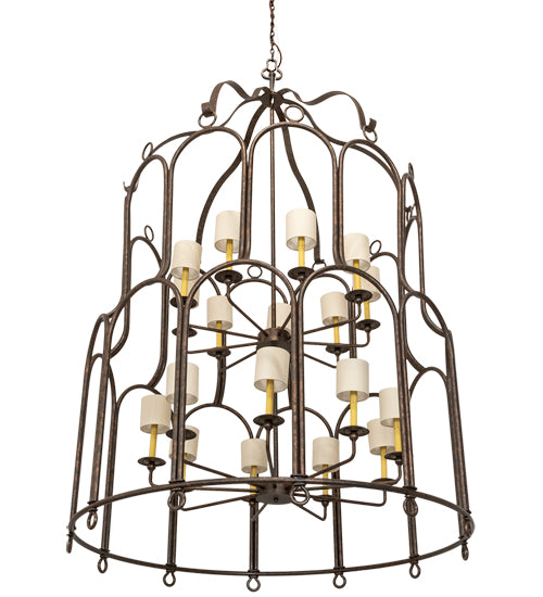 54" Wide Grand Stair 18 Light Chandelier