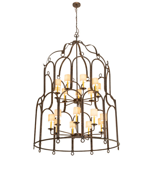 54" Wide Grand Stair 18 Light Chandelier