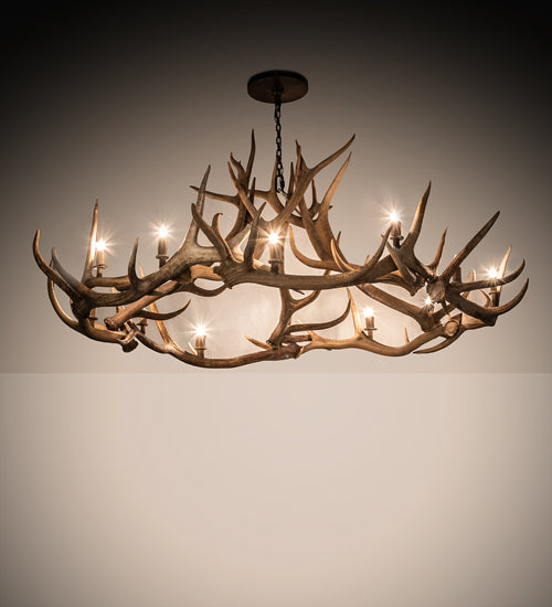 85" Wide Antlers 12 Light Chandelier