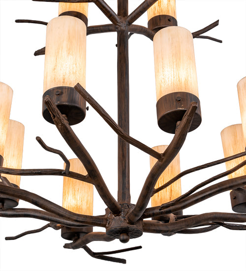 30" Wide Winter Solstice 12 Light Chandelier