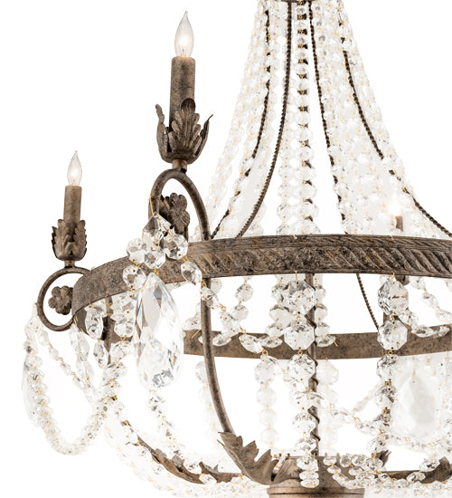 34" Wide Antonia 4 Light Chandelier