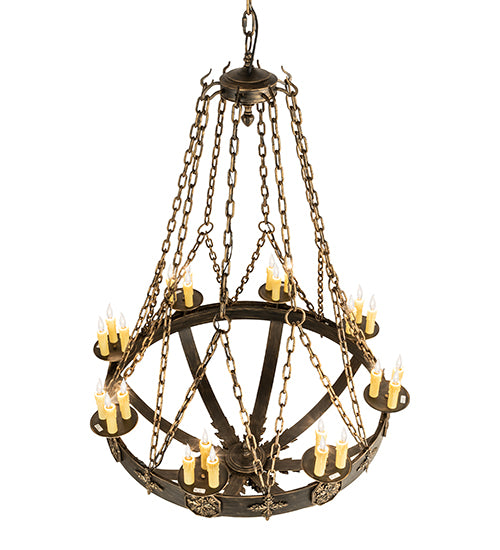 60" Wide Neapolis 24 Light Chandelier