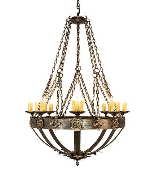 60" Wide Neapolis 24 Light Chandelier