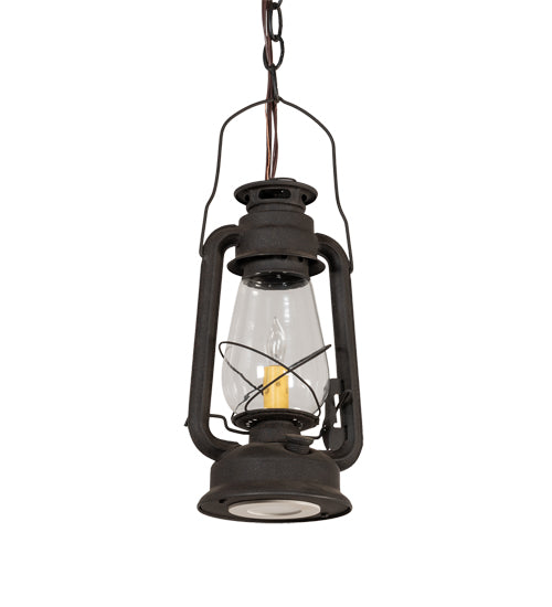 7" Wide Miners Lantern Mini Pendant