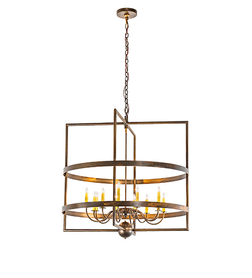 36" Wide Aldari 12 Light Chandelier