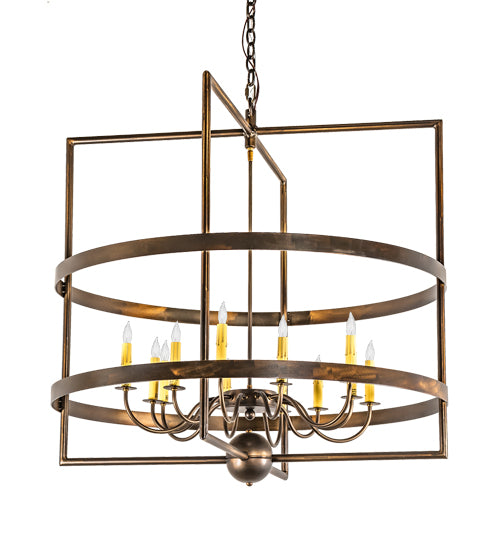 36" Wide Aldari 12 Light Chandelier