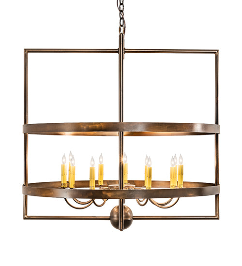 36" Wide Aldari 12 Light Chandelier