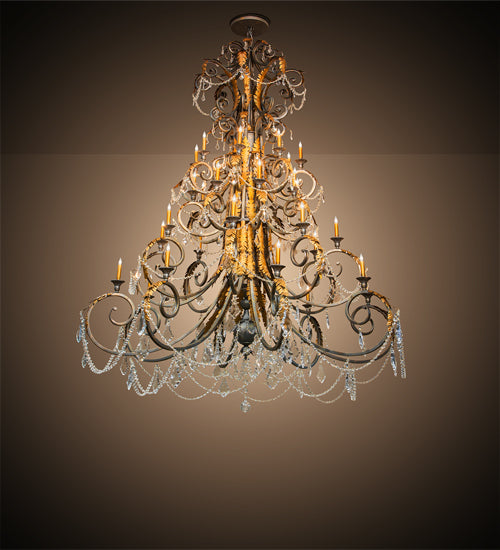 78" Wide Serratina 32 Light Chandelier