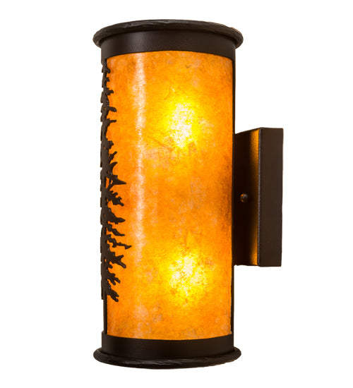 6" Wide Tall Pines Wall Sconce