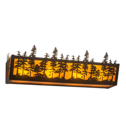 24" Wide Tall Pines Vanity Light