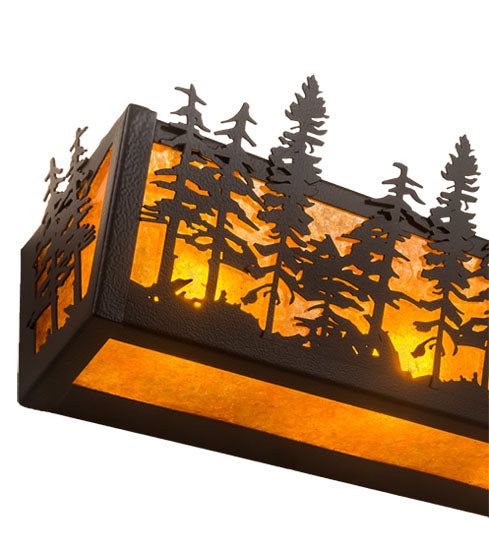 24" Wide Tall Pines Vanity Light