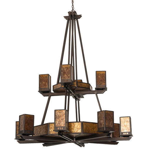 60" Wide Avondale Two Tier Chandelier