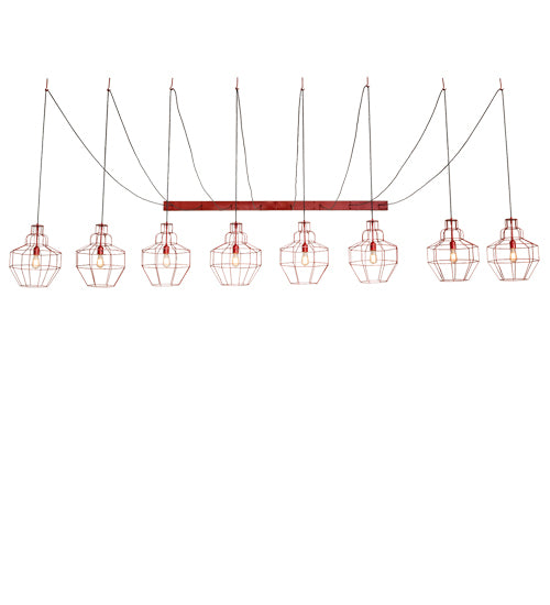 156" Wide Troy 8 Light Pendant