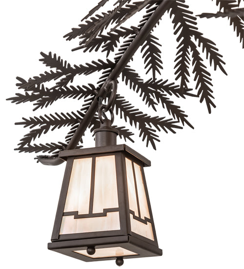 54" Wide Pine Branch Valley View 12 Light Chandelier