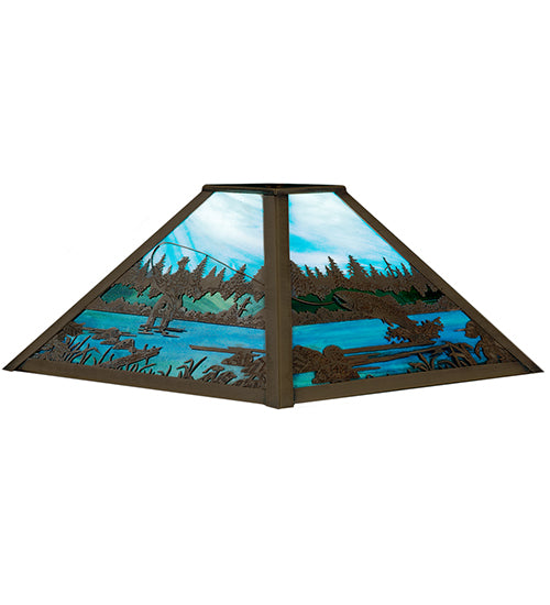 13" Square Fly Fishing Creek Shade