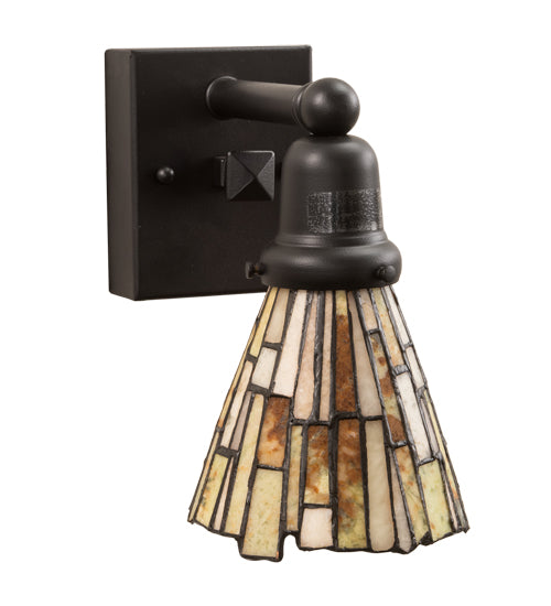 5" Wide Delta Jadestone Wall Sconce