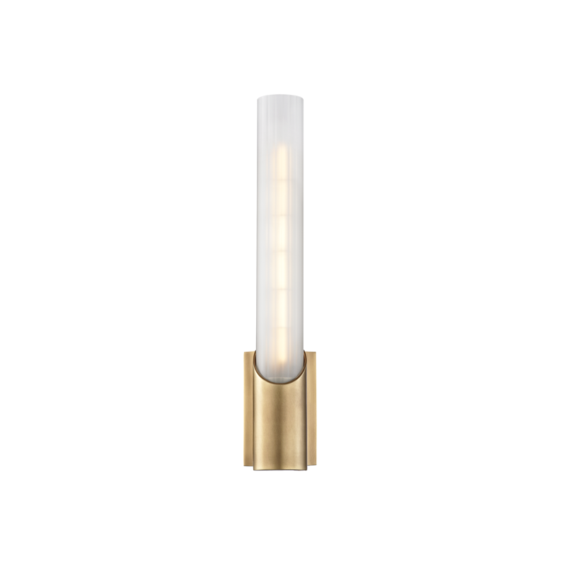 Pylon Wall Sconce 13" - Aged Brass