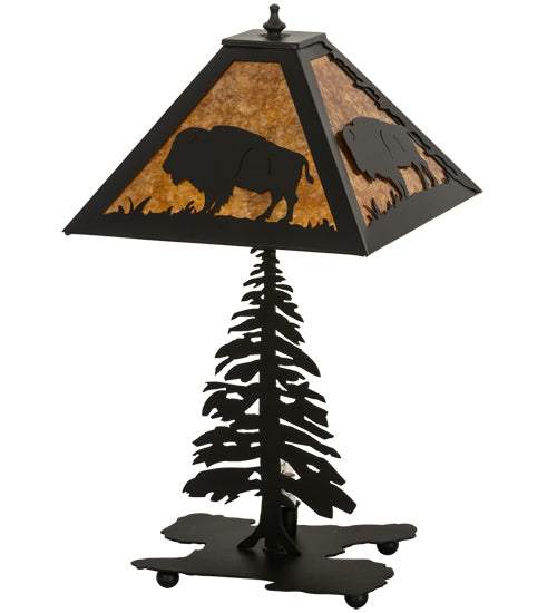 21" High Buffalo W/Lighted Base Table Lamp