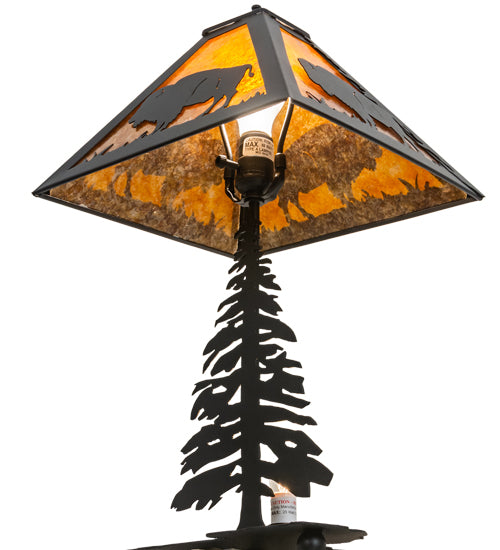 21" High Buffalo W/Lighted Base Table Lamp