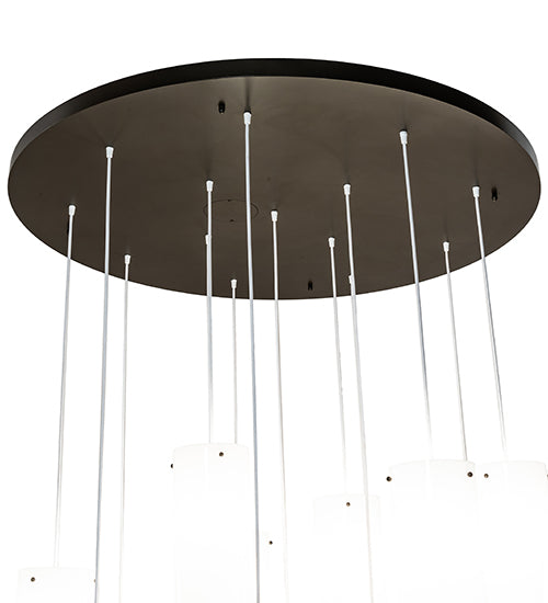 48" Wide Cilindro 12 Light Cascading Pendant