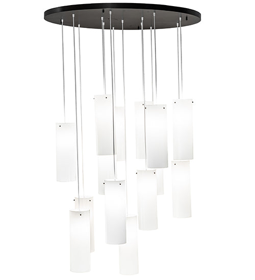 48" Wide Cilindro 12 Light Cascading Pendant