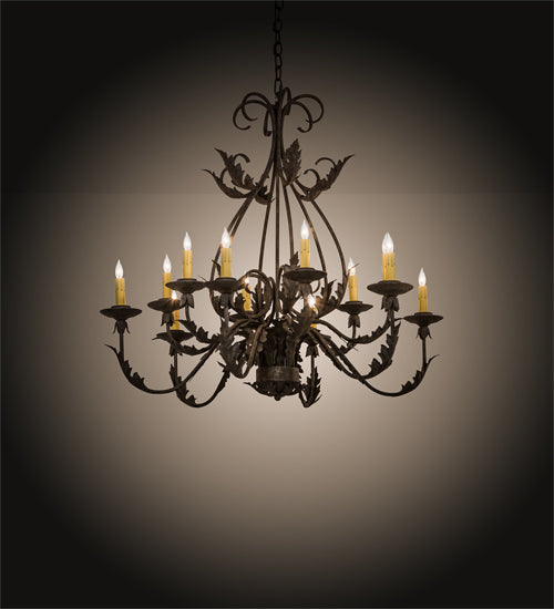 36" Wide French Elegance Chandelier