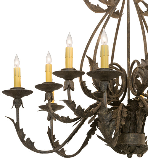 36" Wide French Elegance Chandelier