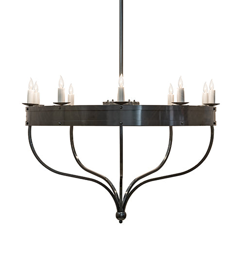 54" Wide Parnella 10 Light Chandelier