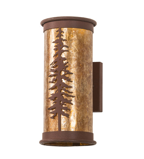 6" Wide Tall Pines Wall Sconce