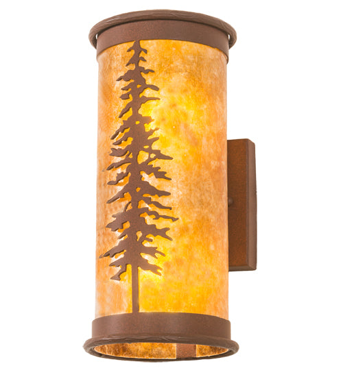 6" Wide Tall Pines Wall Sconce