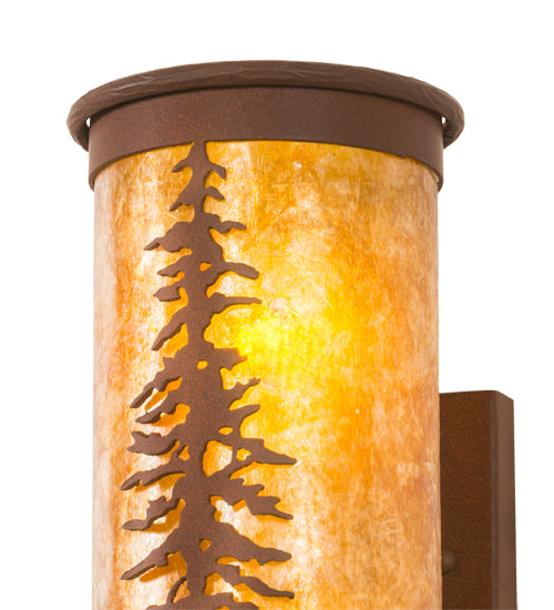 6" Wide Tall Pines Wall Sconce