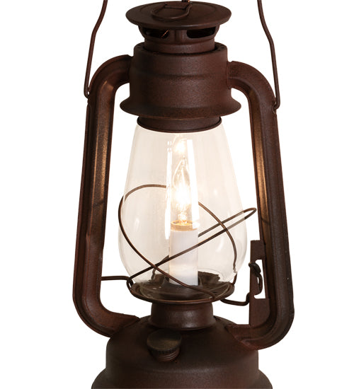 7" Wide Miners Lantern Wall Sconce