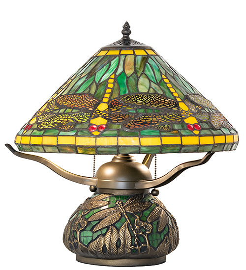 16" High Tiffany Dragonfly Table Lamp