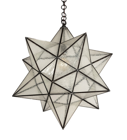 24" Wide Moravian Star Pendant