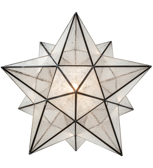 24" Wide Moravian Star Pendant